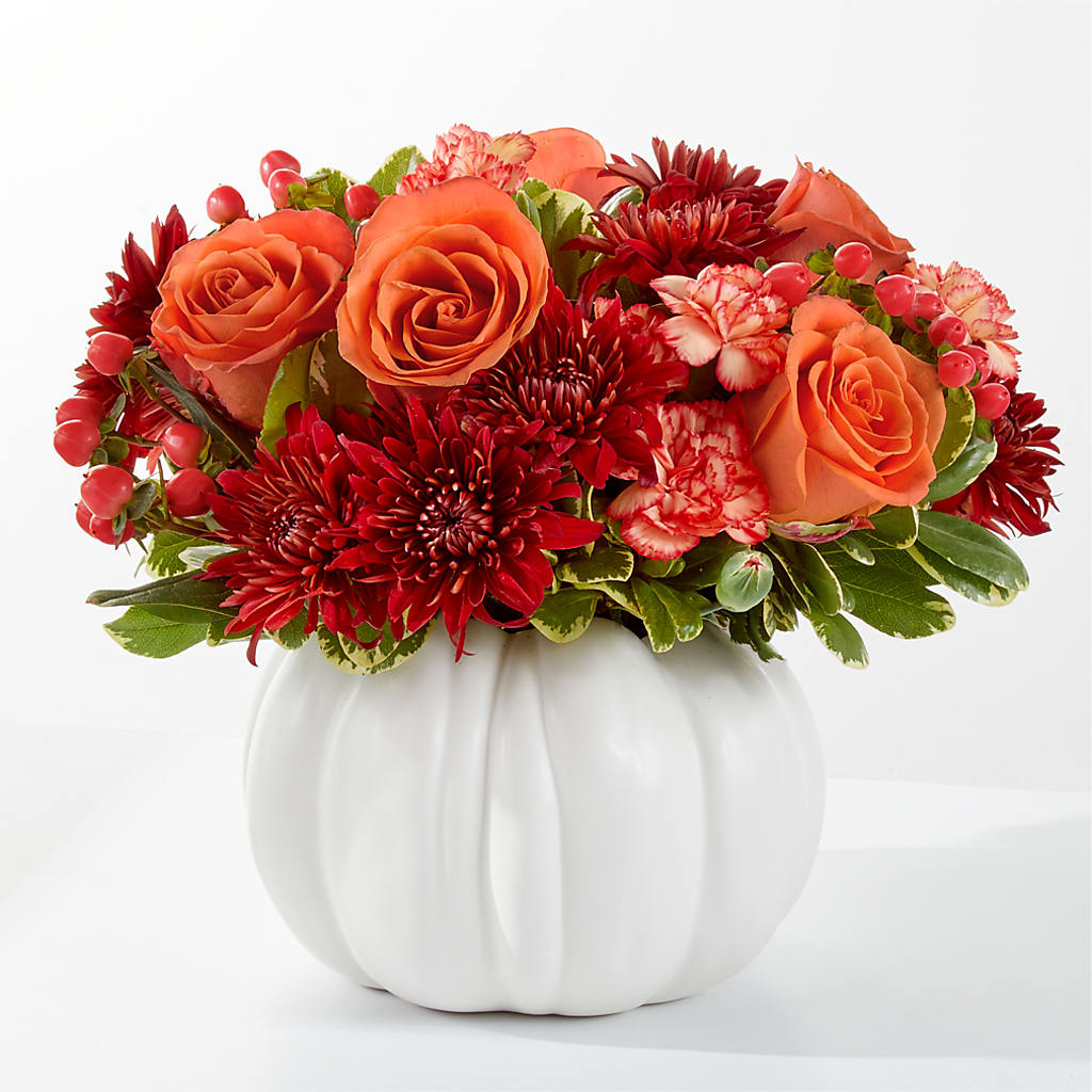 Autumn Air Pumpkin Bouquet – Pleasant Acres Nursery, Inc., Westerly RI