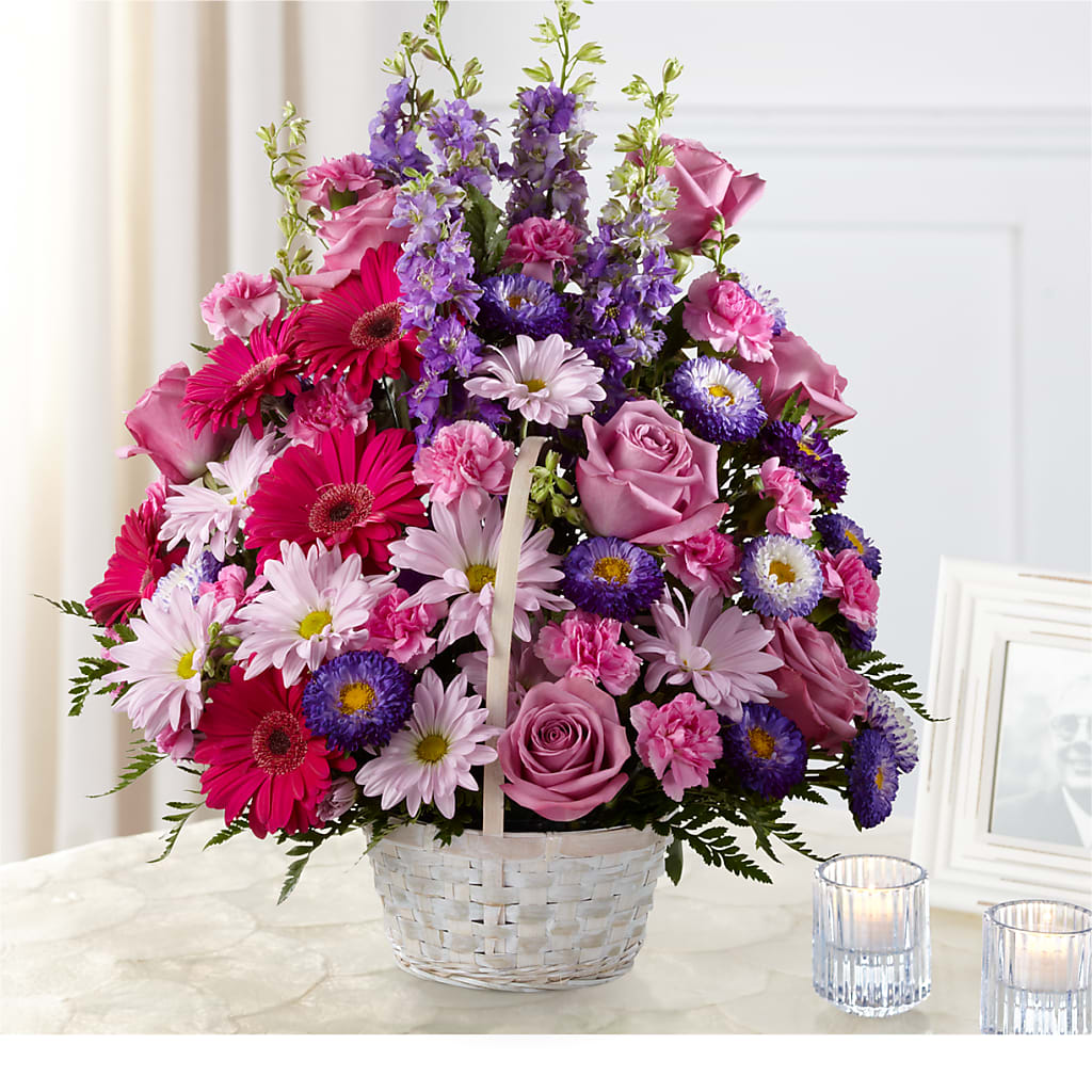 Pastel Peace Basket – Pleasant Acres Nursery, Inc., Westerly RI