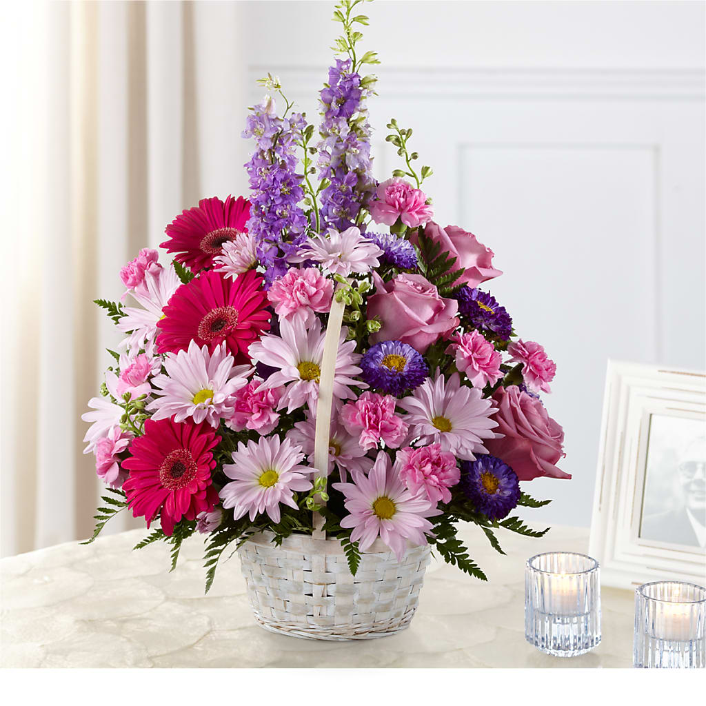 Pastel Peace Basket – Pleasant Acres Nursery, Inc., Westerly RI