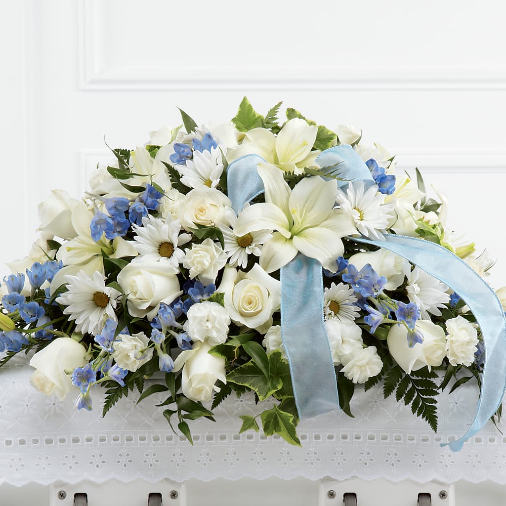 Tender Treasure Casket Spray – Pleasant Acres Nursery, Inc., Westerly RI