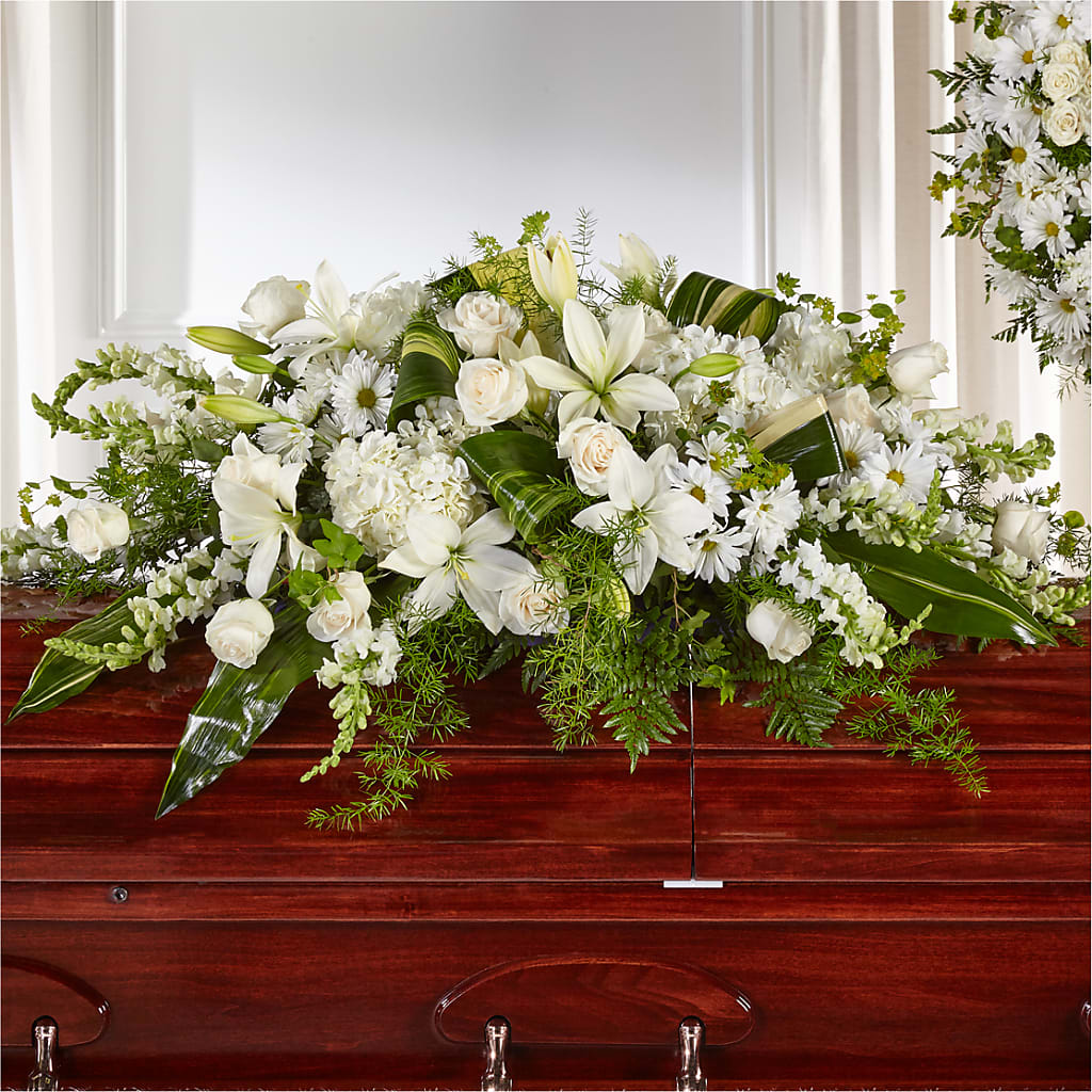 Abundance Casket Spray – Pleasant Acres Nursery, Inc., Westerly RI