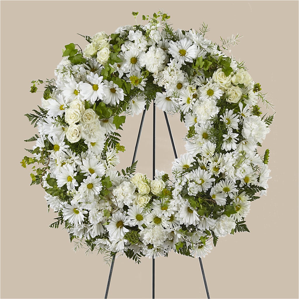 Faithful Wishes Wreath – Pleasant Acres Nursery, Inc., Westerly RI
