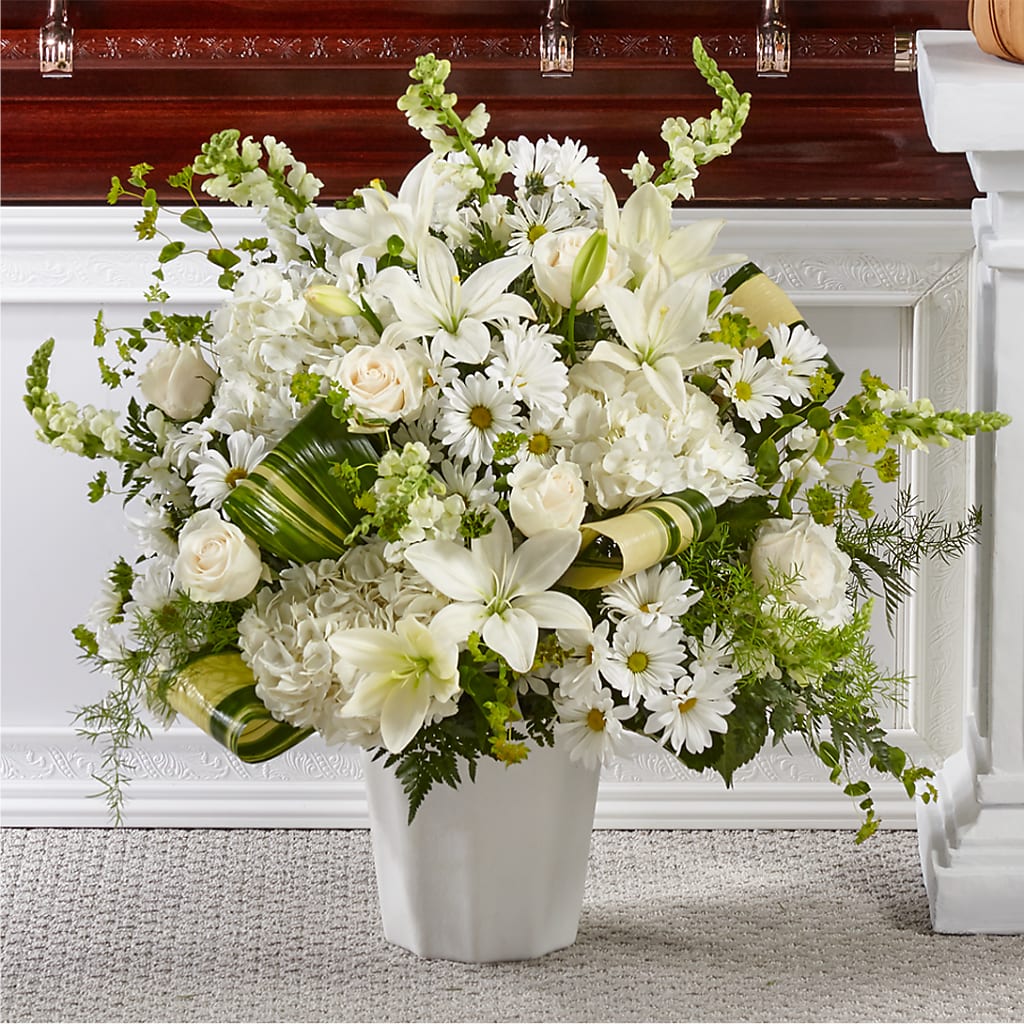 Thoughts of Tranquility Floor Basket – Pleasant Acres Nursery, Inc., Westerly RI