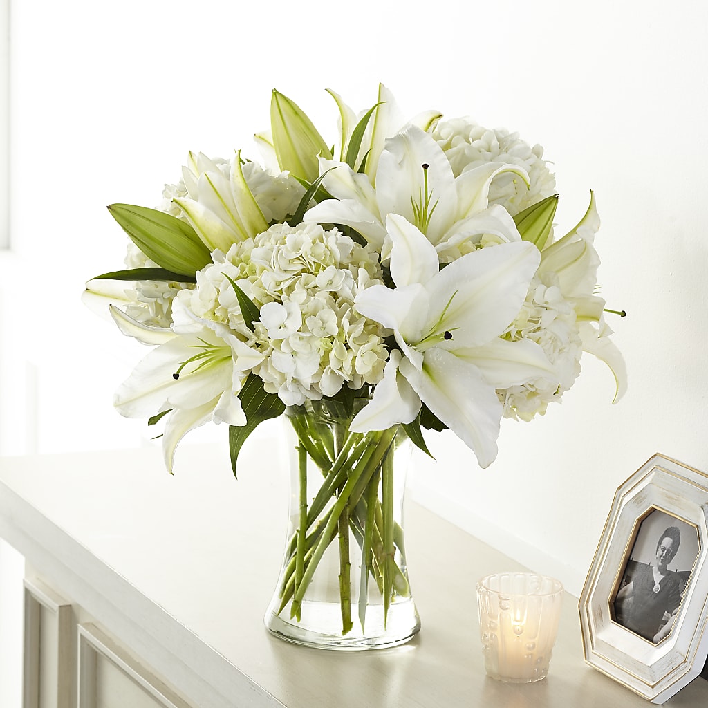 Compassionate Lily Bouquet – Pleasant Acres Nursery, Inc., Westerly RI
