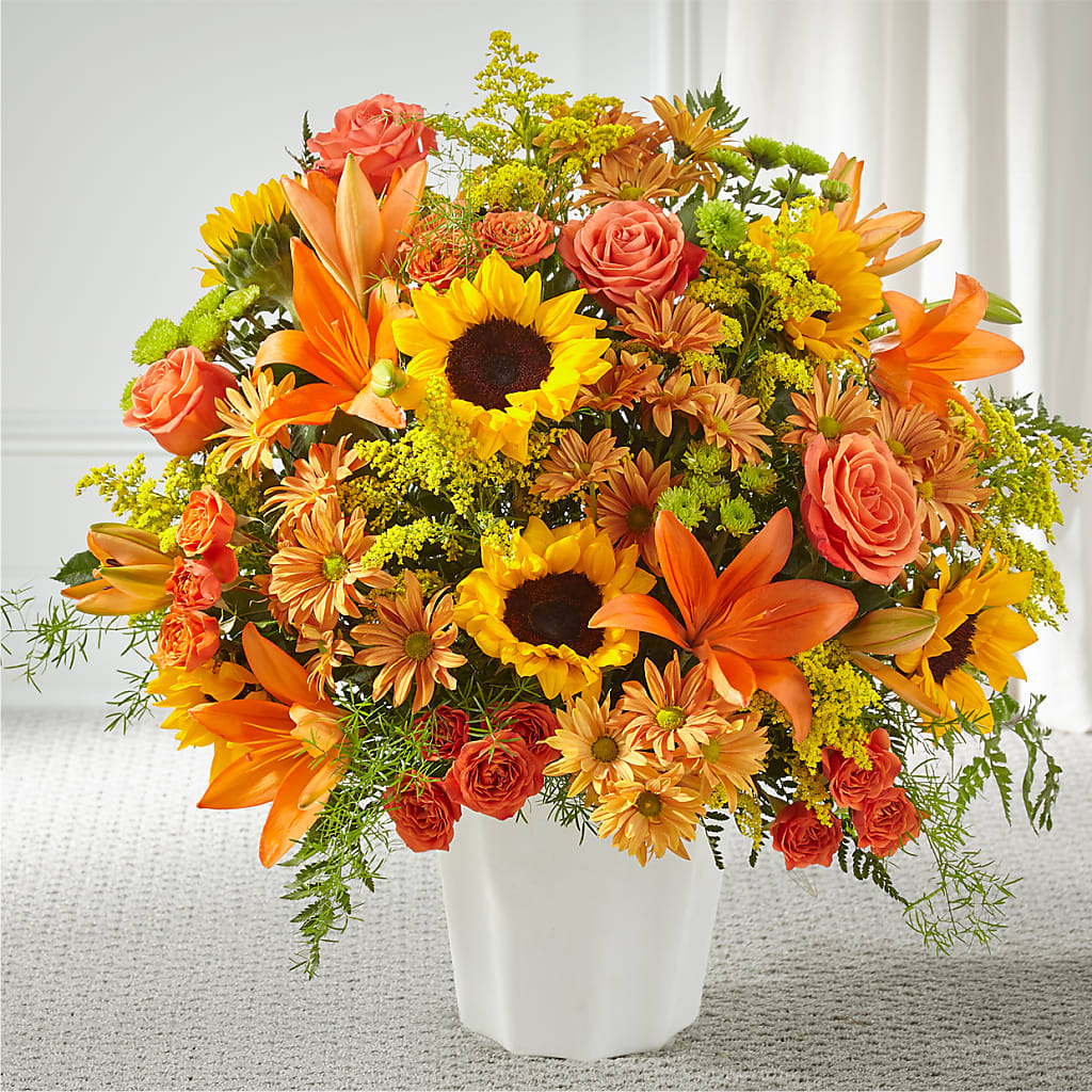 Harvest Thoughts Floor Basket – Pleasant Acres Nursery, Inc., Westerly RI