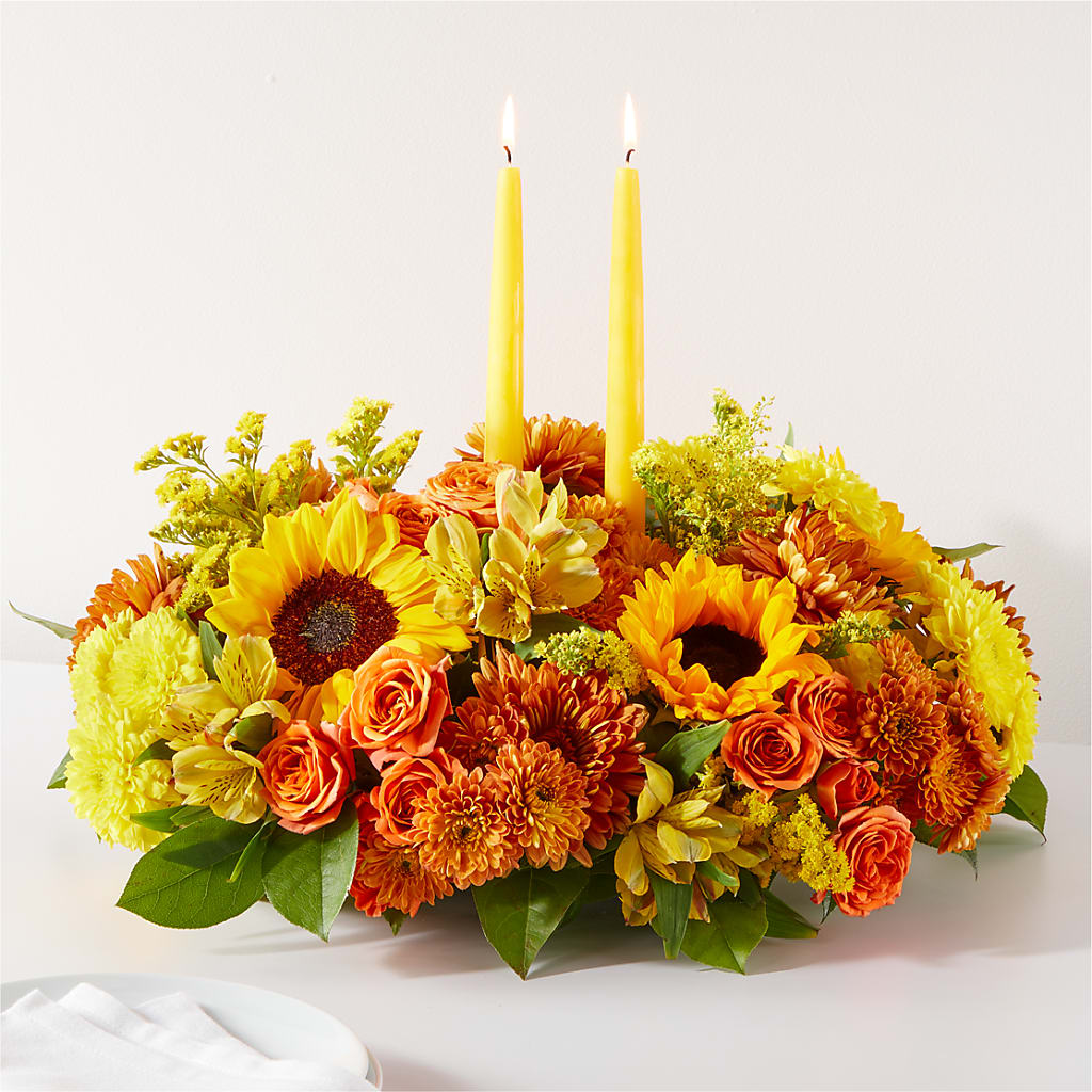 Autumn Harmony Centerpiece – Pleasant Acres Nursery, Inc., Westerly RI