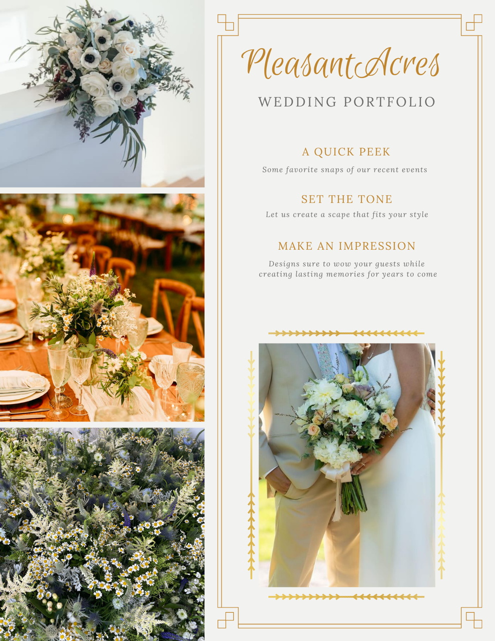 Pleasant Acres Wedding Portfolio