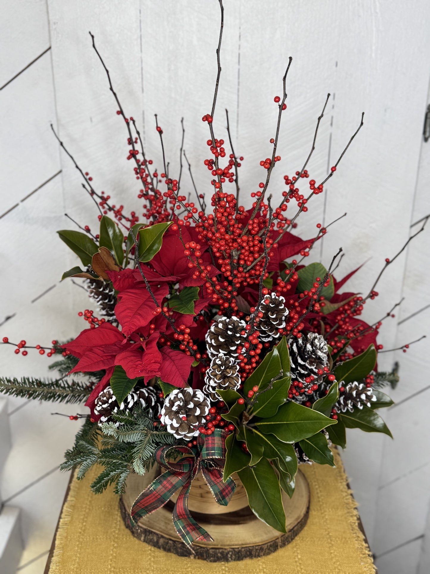 Grand Holiday Gesture Poinsettia Garden