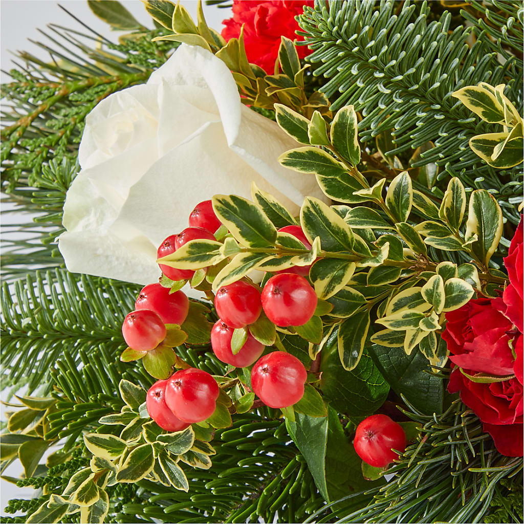 December Dreams Centerpiece –  Pleasant Acres Nursery, Inc., Westerly RI