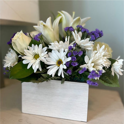 Beyond Blue Box Bouquet –  Pleasant Acres Nursery, Inc., Westerly RI