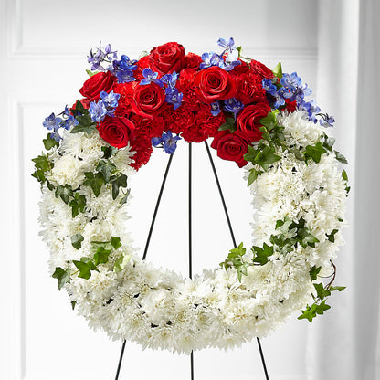 Patriotic Passion Wreath –  Pleasant Acres Nursery, Inc., Westerly RI