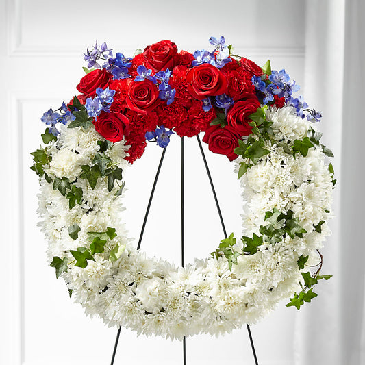 Patriotic Passion Wreath –  Pleasant Acres Nursery, Inc., Westerly RI