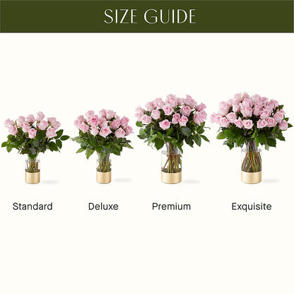 Picture Perfect Pink Rose Bouquet –  Pleasant Acres Nursery, Inc., Westerly RI