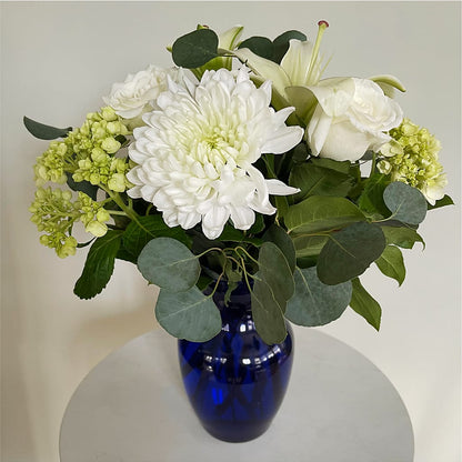 Snowy Dreams Bouquet –  Pleasant Acres Nursery, Inc., Westerly RI